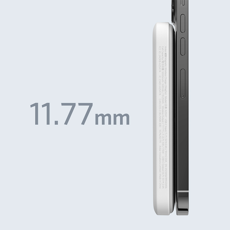 شارژر بی سیم انکر مدل A25A7 633 MagGo به همراه شارژر دیواری 25 واتی شارژر بی سیم انکر مدل A25A7 633 MagGo به همراه شارژر دیواری 25 واتی