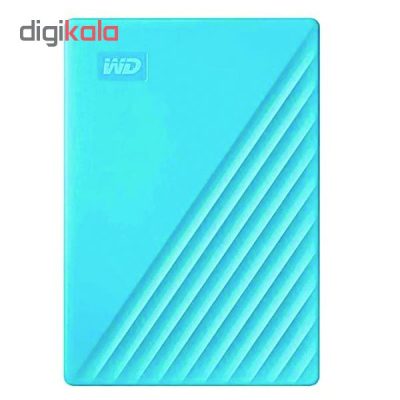 هارد اکسترنال وسترن دیجیتال مدل My Passport ظرفیت یک ترابایت دارای رابط USB Type-A 3.2