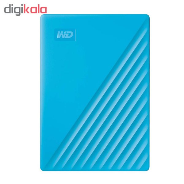 هارد اکسترنال وسترن دیجیتال مدل My Passport ظرفیت چهار ترابایت دارای رابط USB Type-A 3.2