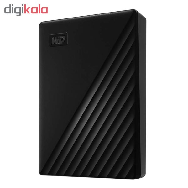 هارد اکسترنال وسترن دیجیتال مدل My Passport ظرفیت چهار ترابایت دارای رابط USB Type-A 3.2