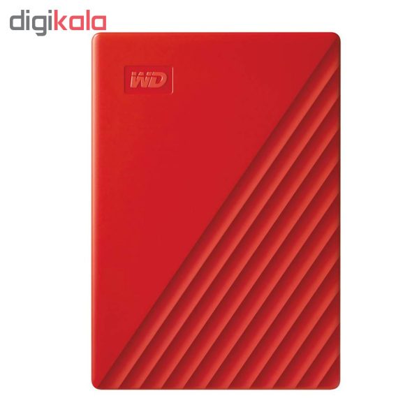 هارد اکسترنال وسترن دیجیتال مدل My Passport ظرفیت چهار ترابایت دارای رابط USB Type-A 3.2