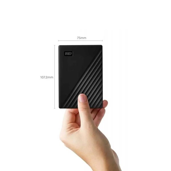 هارد اکسترنال وسترن دیجیتال مدل My Passport ظرفیت چهار ترابایت دارای رابط USB Type-A 3.0