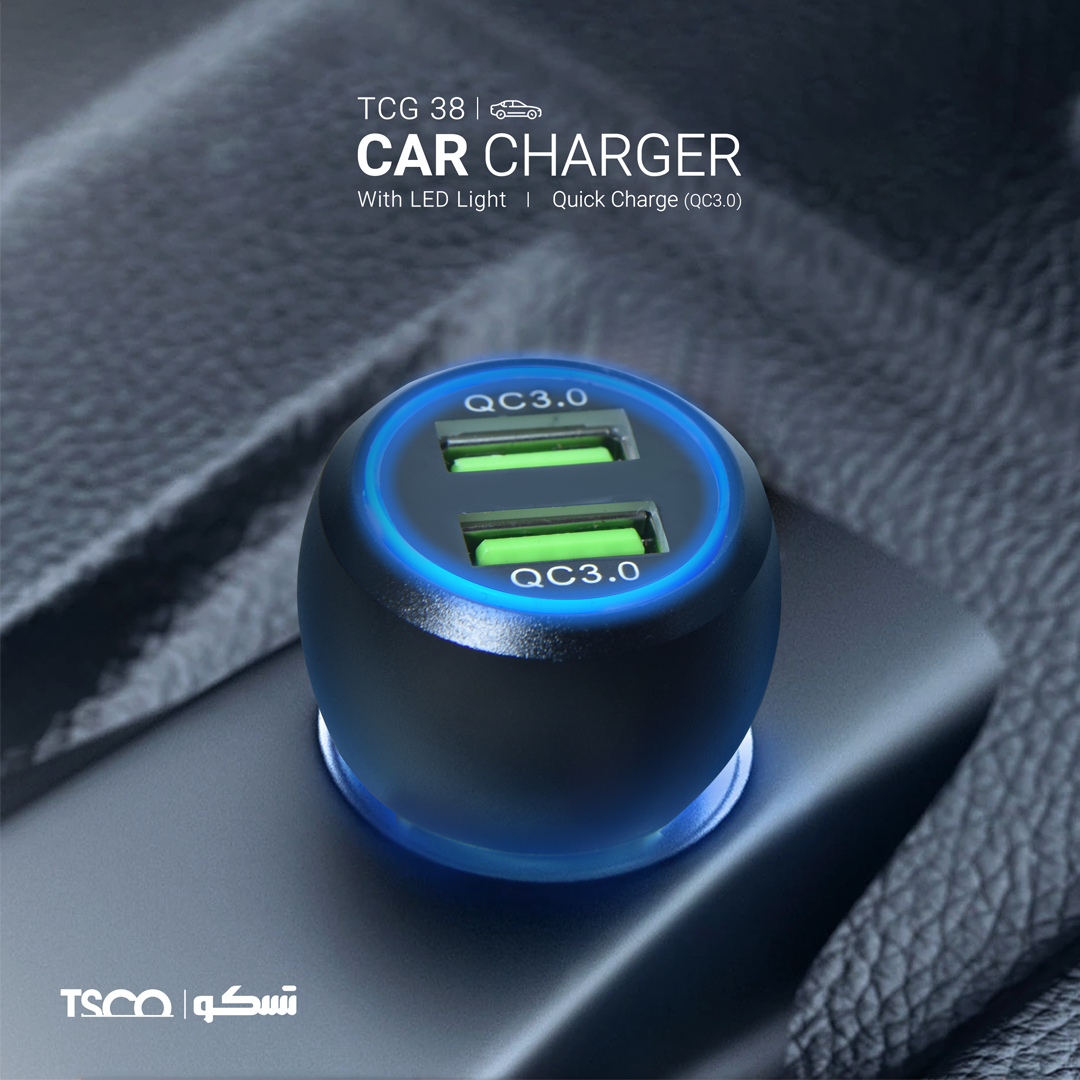 شارژر فندکی 20 وات تسکو مدل TCG 38 شارژر فندکی 20 وات تسکو مدل TCG 38