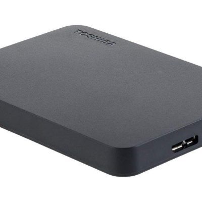 هارد اکسترنال توشیبا مدل Canvio Basics ظرفیت یک ترابایت دارای رابط USB Type-A 3.0