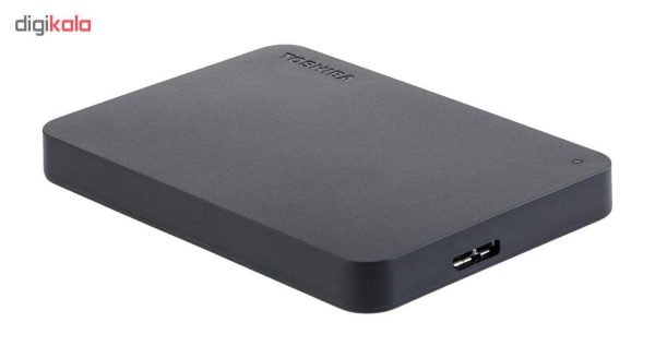 هارد اکسترنال توشیبا مدل Canvio Basics ظرفیت یک ترابایت دارای رابط USB Type-A 3.0