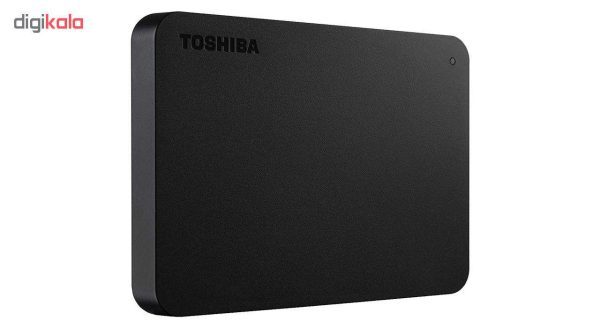 هارد اکسترنال توشیبا مدل Canvio Basics ظرفیت یک ترابایت دارای رابط USB Type-A 3.0