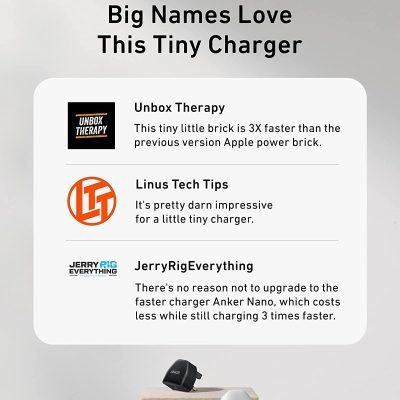 شارژر دیواری انکر مدل PowerPort III Nano-20W Fast Charger