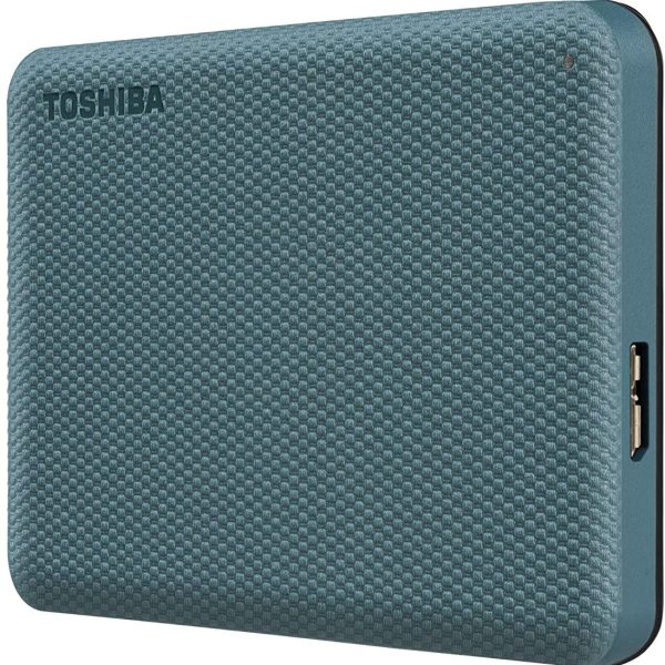 هارد اکسترنال توشیبا مدل Canvio Advance ظرفیت دو ترابایت دارای رابط USB Type-A 3.2