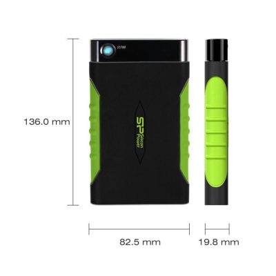 هارد اکسترنال سیلیکون پاور مدل Armor A15 ظرفیت 2 ترابایت