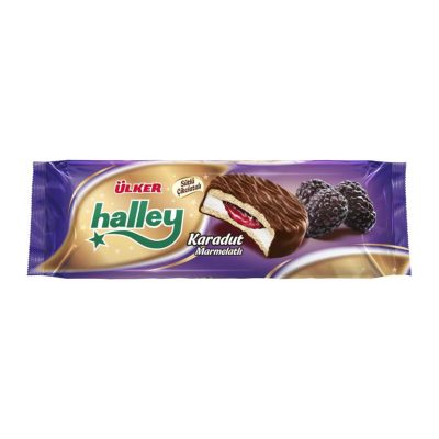 بیسکویت روکش شکلات مغز تمشک اولکر - 236 گرم
