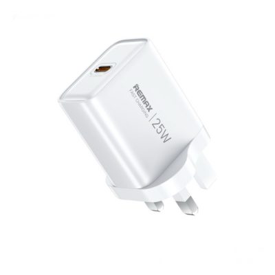 شارژر دیواری 25 وات ریمکس مدل IPHONE 13 به همراه کابل لایتنینگ
