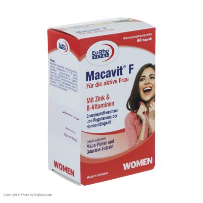 کپسول ماکاویت اف یورو ویتال بسته 60 عددی