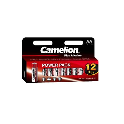 باتری قلمی کملیون مدل Plus alkaline بسته 12 عددی