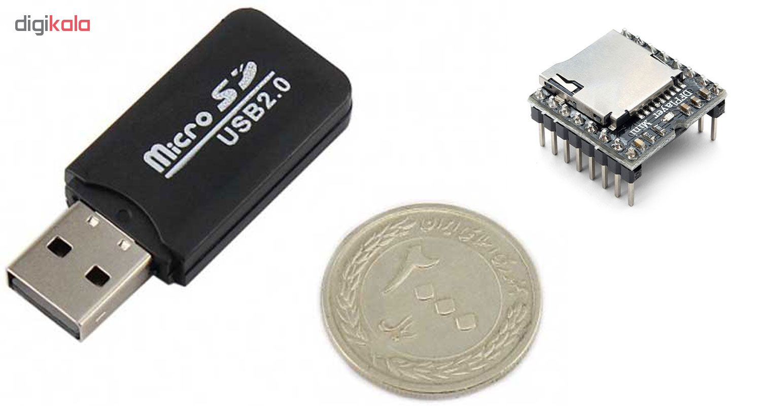 ماژول پخش فایل های صوتی مدل DFplayer ماژول پخش فایل های صوتی مدل DFplayer