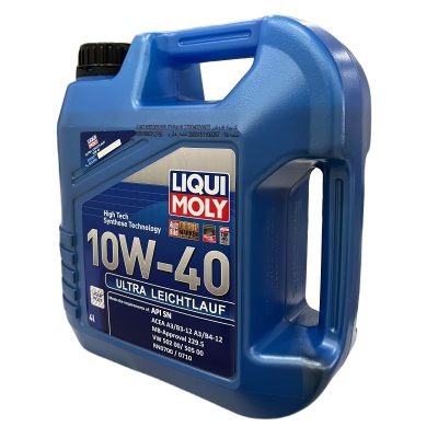 روغن موتور خودرو لیکومولی مدل Ultra Leichtlauf 10W40 SN حجم 4 لیتر