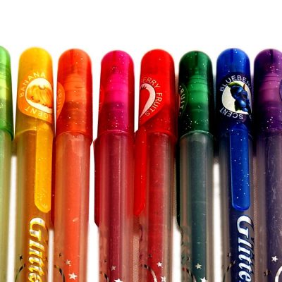 خودکار اکلیلی 12 رنگ مدل Glitter Pen