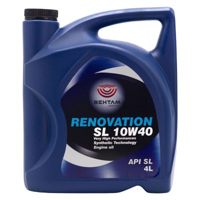 روغن موتور خودرو بهتام روانکاو مدلsl-10W40 Renovation حجم 4 لیتر