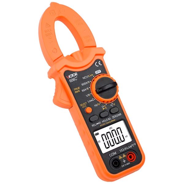 کلمپ آمپر متر ویکتور مدل 606C plus