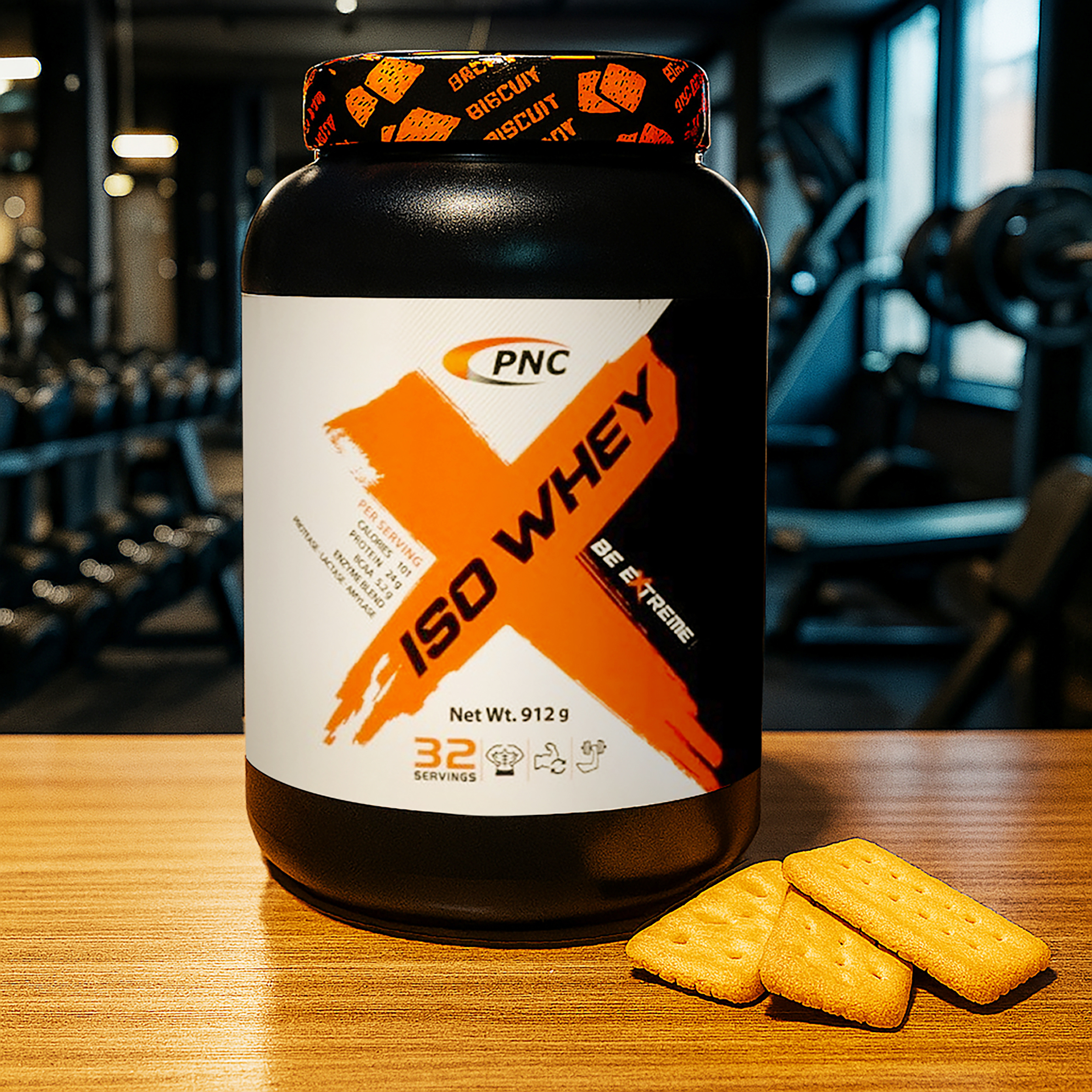 پودر ایزو وی با طعم بیسکوئیت کارن - 912 گرم پودر ایزو وی با طعم بیسکوئیت کارن - 912 گرم