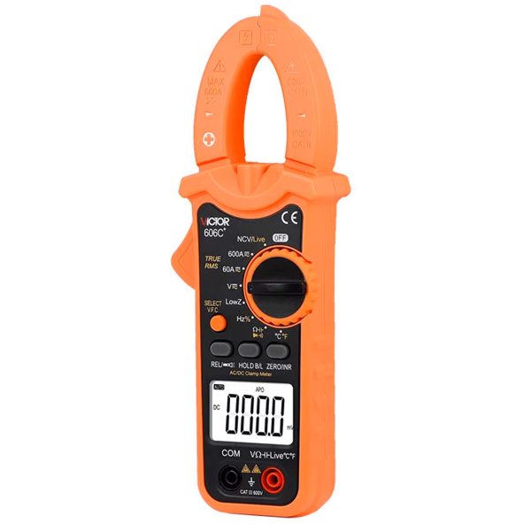 کلمپ آمپر متر ویکتور مدل 606C plus