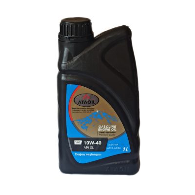 روغن موتور بنزینی آتا اویل مدل 10W-40 SL حجم 1 لیتر