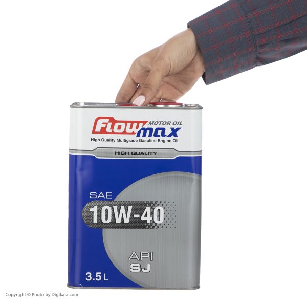 روغن موتور فلومکس مدل FlowMax SJ 10W40 حجم 3.5 لیتر