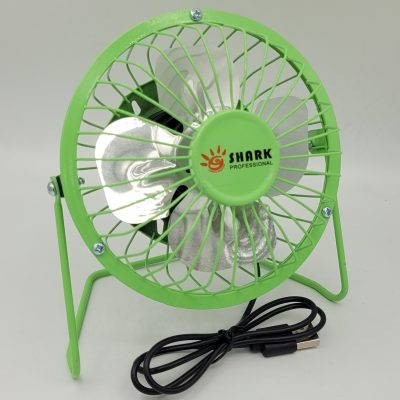 پنکه رومیزی USB شارک مدل SMALL-13CM فلزی