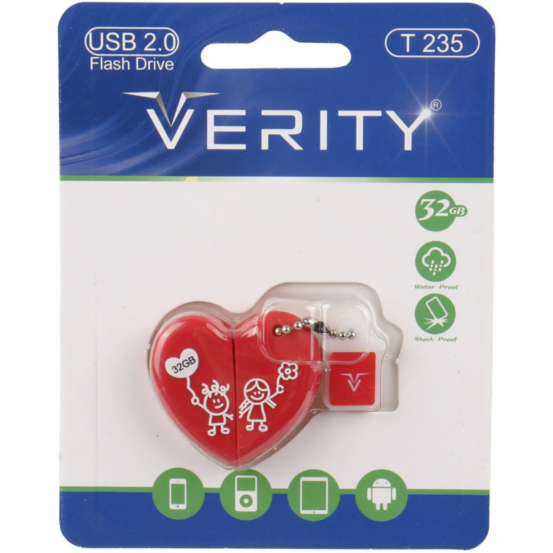 فلش مموری وریتی مدل T235 USB2.0 ظرفیت 32 گیگابایت فلش مموری وریتی مدل T235 USB2.0 ظرفیت 32 گیگابایت