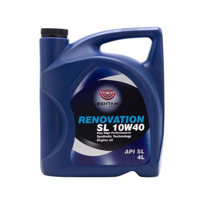 روغن موتور خودرو بهتام روانکاو مدلsl-10W40 Renovation حجم 4 لیتر