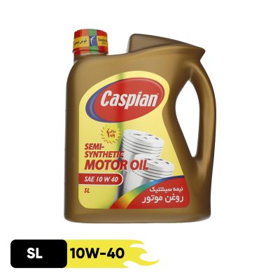 روغن موتور کاسپین مدل 10W-40 SL حجم 4 لیتر