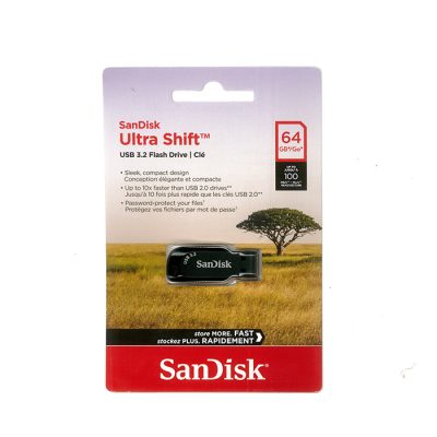 فلش مموری USB3.2 سن دیسک مدل Ultra Shift ظرفیت 64 گیگابایت