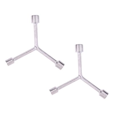 آچار بکس سه پر مدل دسته کوتاه سایز 8، 10، 12، 11، 13، 15 میلی متر بسته 2 عددی