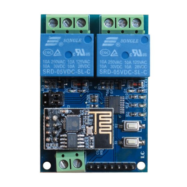 ماژول رله وایفای مدل 2R-ESP8266