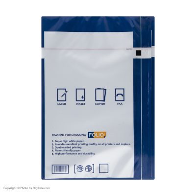 کاغذ A4 فولیو پرایم مدل +A بسته 500 عددی