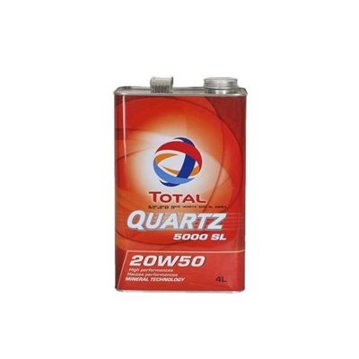 روغن موتور خودرو توتال مدل Quartz 5000 SL حجم 4 لیتر