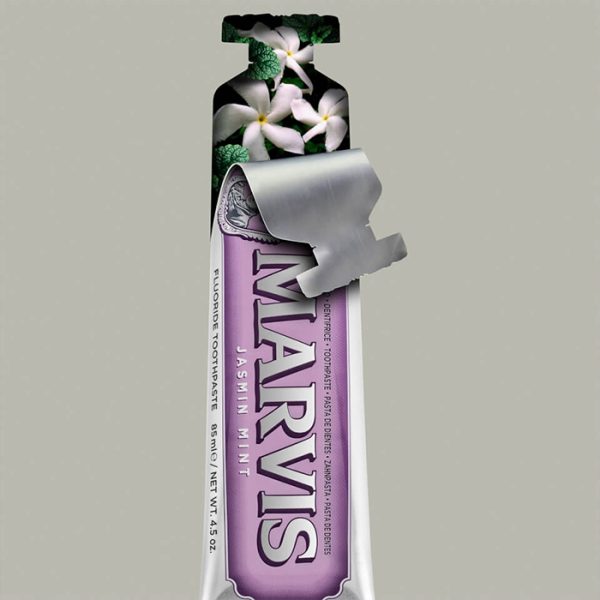 خمیر دندان مارویس مدل Jasmin Mint حجم 85 میلی لیتر
