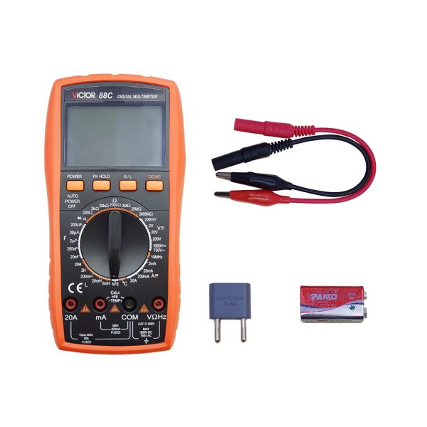 مولتی متر دیجیتال ویکتور مدل  VC88C