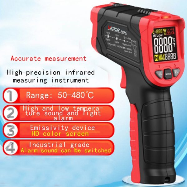 دماسنج لیزری ویکتور مدل VC304C