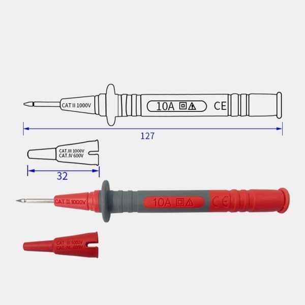 پراب مولتی متر مستک مدل Probe Kit 001 مجموعه 6 عددی