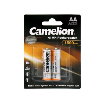 باتری قلمی قابل شارژ کملیون مدل NH-AA1500B2P بسته 2 عددی