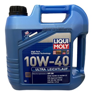 روغن موتور خودرو لیکومولی مدل Ultra Leichtlauf 10W40 SN حجم 4 لیتر