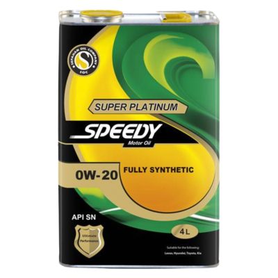 روغن موتور اسپیدی مدل سوپر پلاتینیوم 0W-20 حجم 4 لیتر