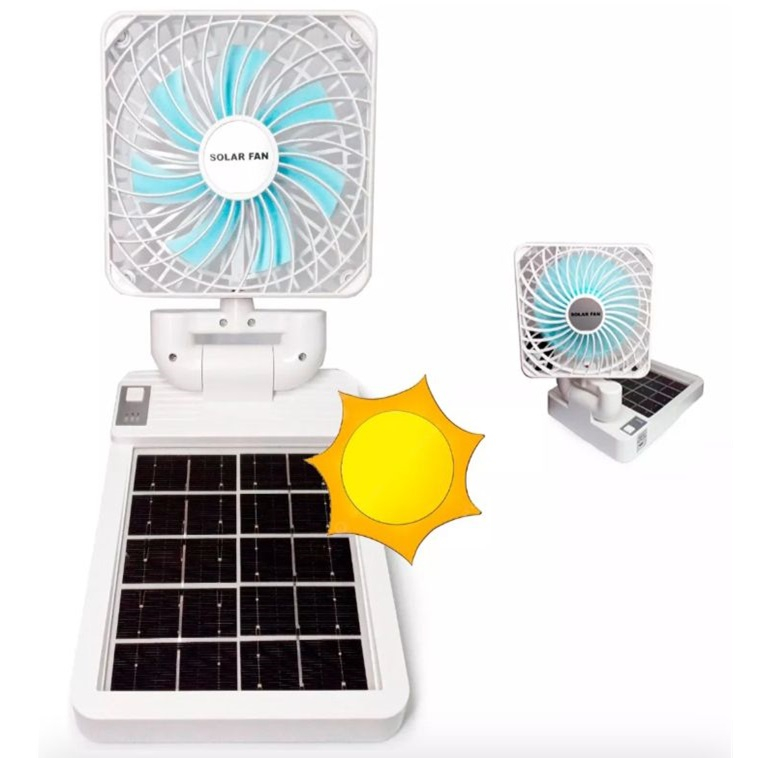 پنکه سولار شارژی خورشیدی مدل 666 پنکه سولار شارژی خورشیدی مدل 666