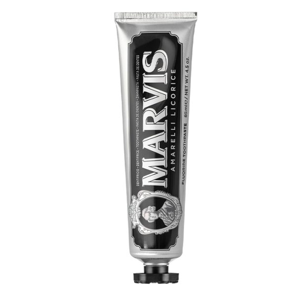 خمیر دندان مارویس مدل Amarelli Licorice حجم 85 میلی لیتر