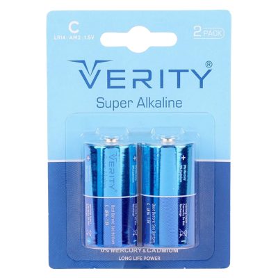 باتری سایز C وریتی مدل Super Alkaline بسته دو عددی