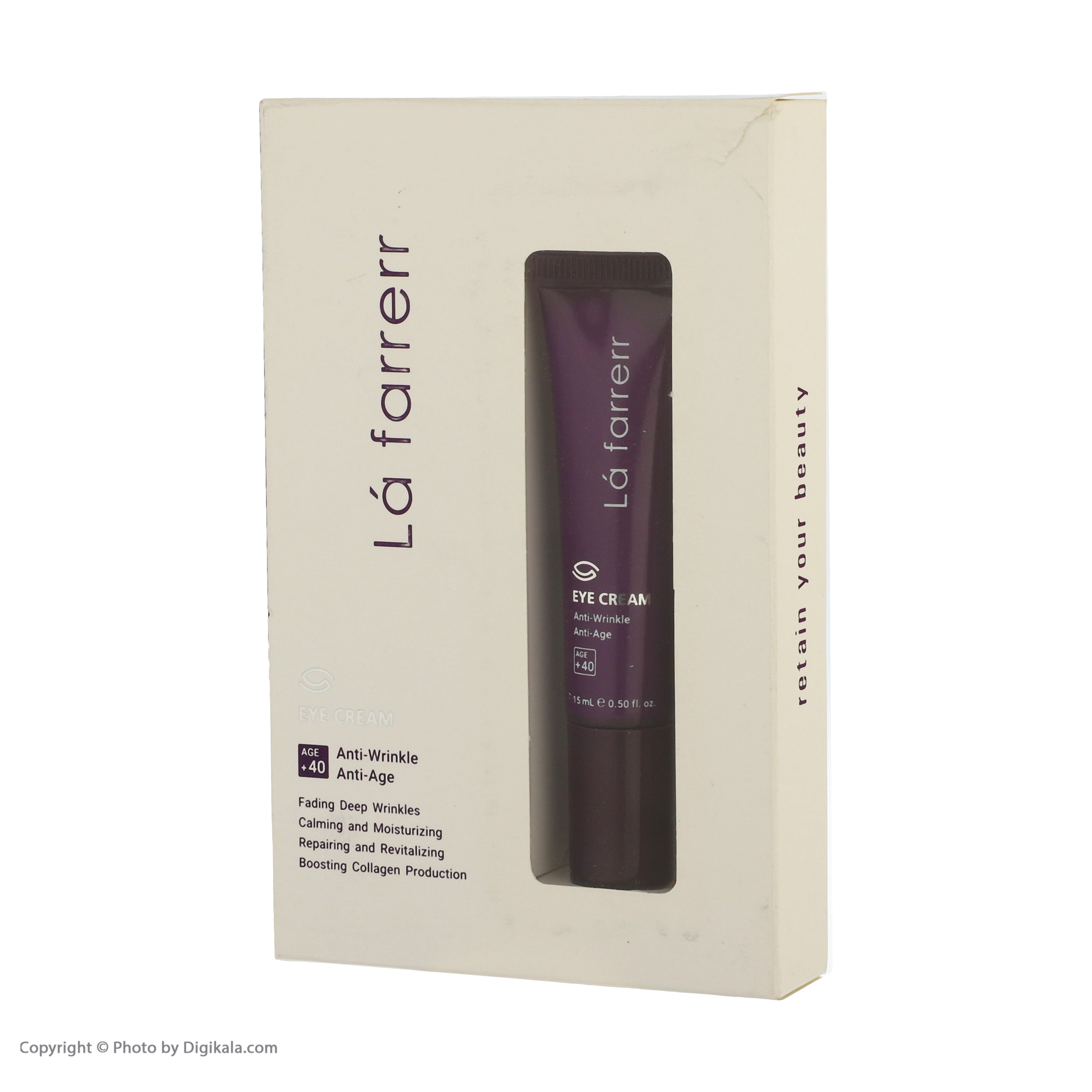 کرم ضد چین و چروک دور چشم لافارر مدل Anti Age 40 حجم 15 میلی لیتر کرم ضد چین و چروک دور چشم لافارر مدل Anti Age 40 حجم 15 میلی لیتر