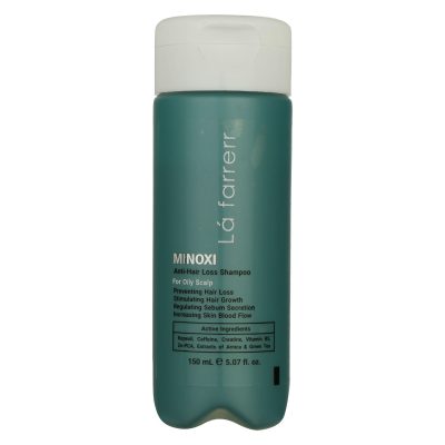 شامپو ضد ریزش لافارر مدل ماینوکسی مناسب موهای چرب حجم 150 میلی لیتر