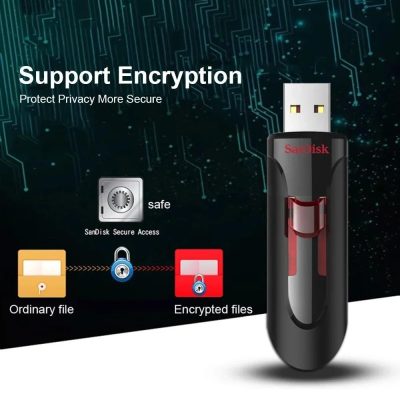 فلش مموری سندیسک مدل CZ600 ظرفیت 16 گیگ