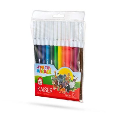 ماژیک رنگ آمیزی 12 رنگ کایزر کد SK810