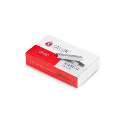 سوزن منگنه کایزر کد SK220 سایز 10بسته 1000 عددی